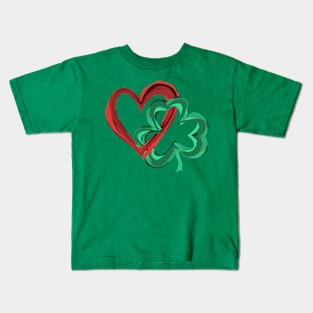 I Love St. Patrick's Day Kids T-Shirt